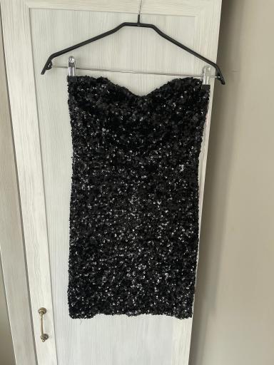 Guess Black Strapless Dress